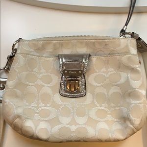 White Coach shoulder bag